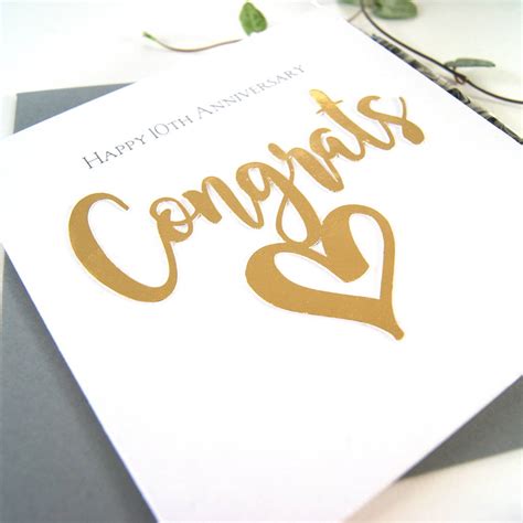 Personalised Anniversary Card By The Hummingbird Card Company