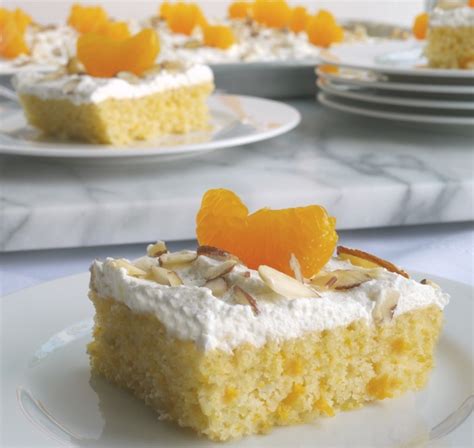 Mandarin Orange Sheet Cake With Whipped Cream Frosting Video