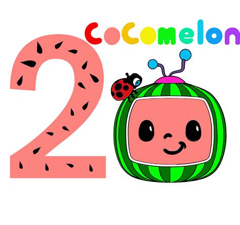 Cocomelon Numbers 2 Svg Cocomelon Svg Cocomelon Characters Inspire