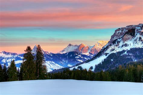 Alps Winter Switzerland January Mountain Wallpapers Hd Desktop
