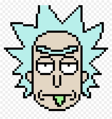 Easy Rick And Morty Pixel Art It S Quick And Easy And You Ll Be Able To