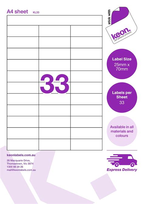 I wish to do this by printing two copies of each page per a4 sheet. 25mm x 70mm Inkjet & Laser Printer A4 Sticker Sheet Labels