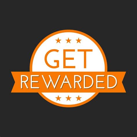 Get Rewarded Prize Money Winners Badge Icon Label Design Vector
