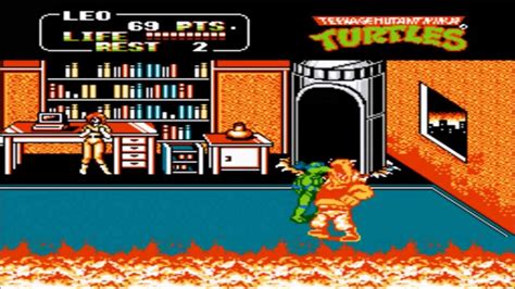 Teenage Mutant Ninja Turtles 2 The Arcade Game Nes Retrogameage
