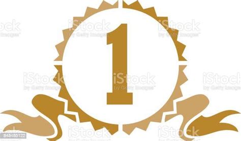 Best Quality Ribbon Number 1 Stock Illustration Download Image Now