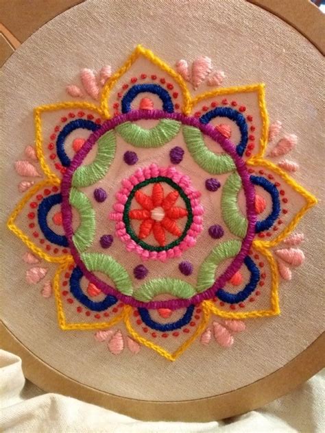 Bordado Mexicano Creative Embroidery Machine Embroidery Hand