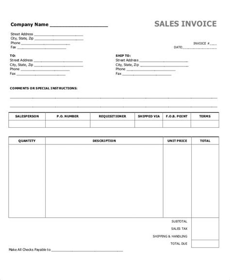 Cash Invoice Template 18 Word Pdf Excel Format Download