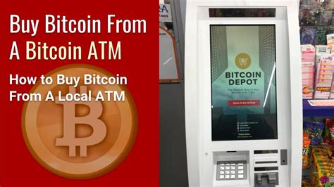 How To Use A Bitcoin Atm Purchase Bitcoin Youtube