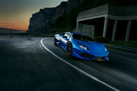 Blue Lamborghini Aventador Hd Wallpaper Wallpaper Flare