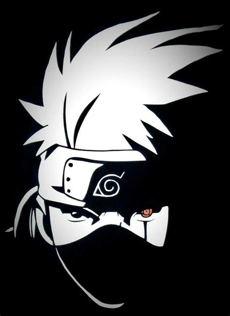 Naruto Shippuden Kakashi T Shirt Black With White Ripple Junction