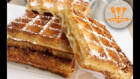 Recette gaufre belge croustillante Poêle cuisine inox