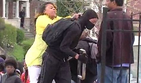 Baltimore Riots Boy S Mother Smacks Him Over The Head And Police Tell Parents To Copy Her