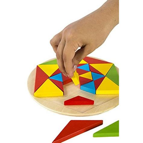 Wooden Mosaic Puzzles Sun Game