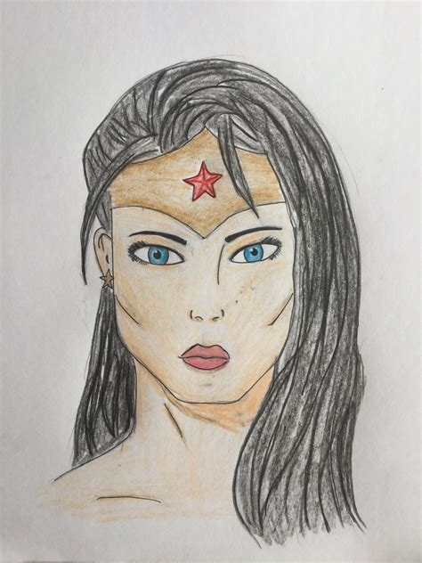 Wonder Woman Drawing Drawing Ideas Disney Characters Fictional