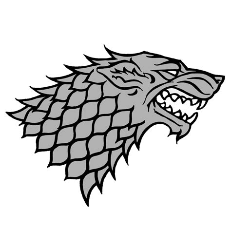 Games Of Thrones Wolf Logo Alec Wolfer