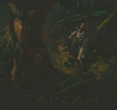 Tarzan Visual Development Drawing Id Febtarzan17046 Van Eaton