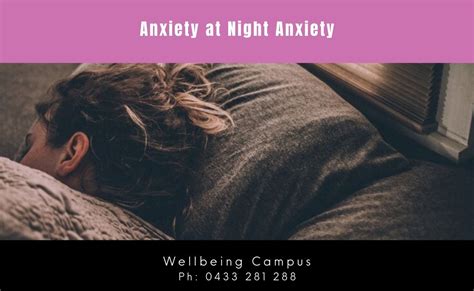 Is Anxiety Waking You Up At Night — Wellbeing Campus