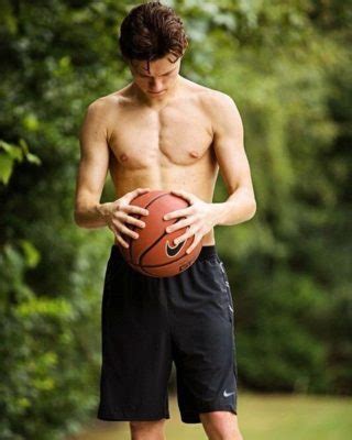 Tom Holland Shirtless Heads Down Basketball Stuarte