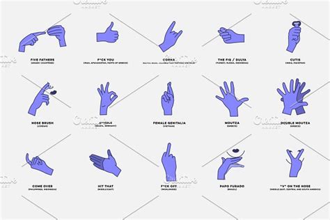 38 Hand Gestures Around The World Pre Designed Illustrator Graphics