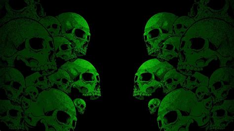 Green Skull Wallpaper 53 Images