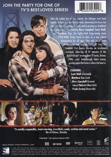 Party Of Five The Complete First Season 1 Keepcase On Dvd Movie