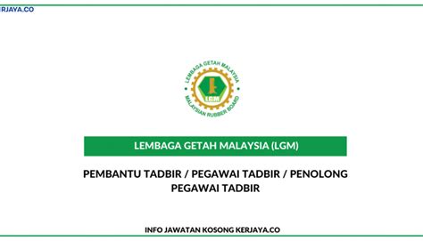 Know lembaga getah malaysia : Lembaga Getah Malaysia (LGM) • Kerja Kosong Kerajaan