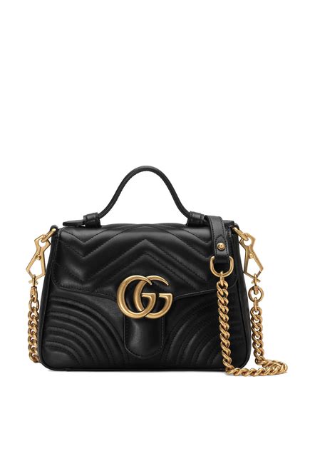 Buy Gucci Marmont Top Handle Bag For Womens Bloomingdales Uae