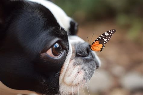 Premium Ai Image Butterfly Dog Nose Generate Ai