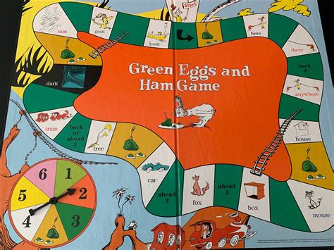 Green Eggs And Ham Board Game Dr Seuss 1990 S Etsy Ireland