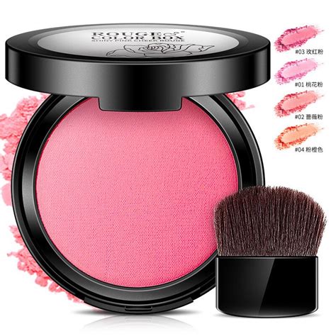 4 Colors Natural Delicate Mineral Shiny Blush Powder Concealer Modified