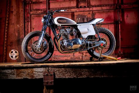 Fast Cat Mules Panther Framed Triumph T140 Tracker Bike Exif