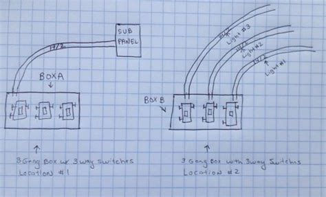 3 Gang 1 Way Switch Wiring Diagram 3 Way Switch Wiring Diagram