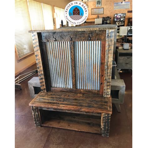 Rustic x hall tree #anawhite. Barnwood Hall Tree - Raised In A Barn Furniture