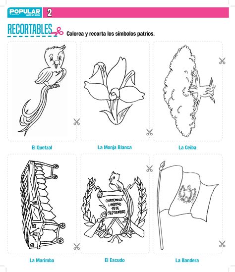 Dibujos Para Colorear De Los Simbolos Patrios De Venezuela Simbolos