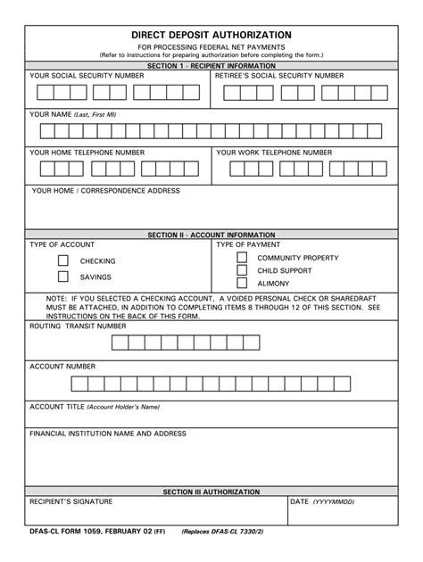 Dfas Cl 1059 2002 2021 Fill And Sign Printable Template Online Us