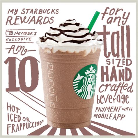 Starbucks Handcrafted Beverage Tall Rm10 Grande Rm11 Venti Rm12