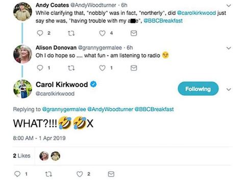 Carol Kirkwood ‘didnt Realise Bbc Breakfast Star In Epic Gaffe