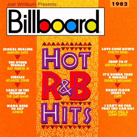 billboard hot randb hits 1982 by various artists compilation rhythm and blues reviews ratings
