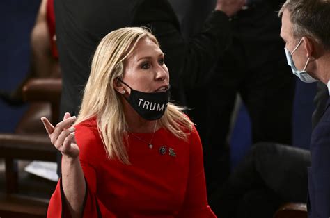 Marjorie taylor greene (republican party) is a member of the u.s. GOP Discord Over Liz Cheney, Marjorie Taylor Greene Is ...