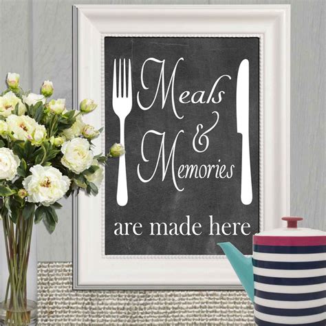 2030 Kitchen Quotes Wall Art