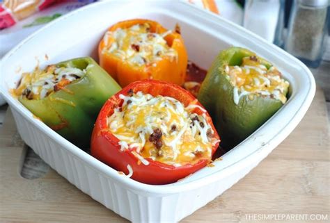 Low Carb Stuffed Peppers Without Rice Make Healthy Easy