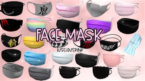 Aesthetic Face Mask Codes For Robloxbloxburg Lusci0uspink Youtube