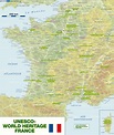 Map of UNESCO World Heritage France - Map in the Atlas of the World ...