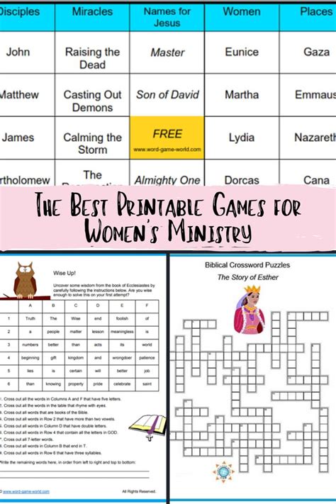 The Best Printable Games For Womens Ministry Peachy Party