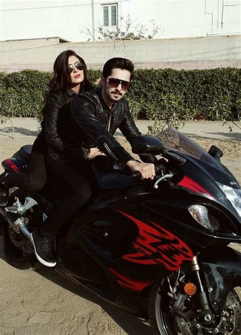 Ayeza Khan And Danish Taimoor Stunning Shoot On Heavy Bikes Ayeza