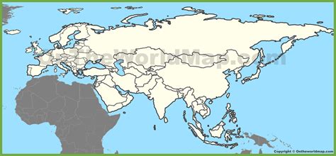 Free Art Print Of Eurasia Political Map With Countries And Borders Images And Photos Finder