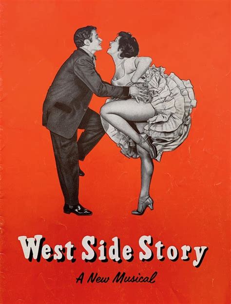 Original West Side Story Road Program By Arthur Laurents Leonard Bernstein Stephen