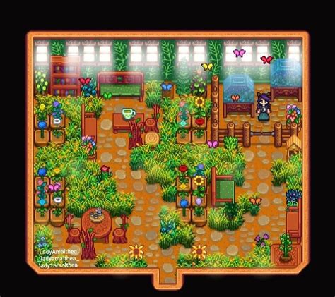 If your character is single, you can now make krobus your roommate. Stardew Valley 1.4 > shed design > nature center > pixel ...