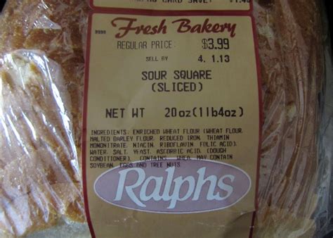 Ralphs Bakery Data Products Pictures And Order Information