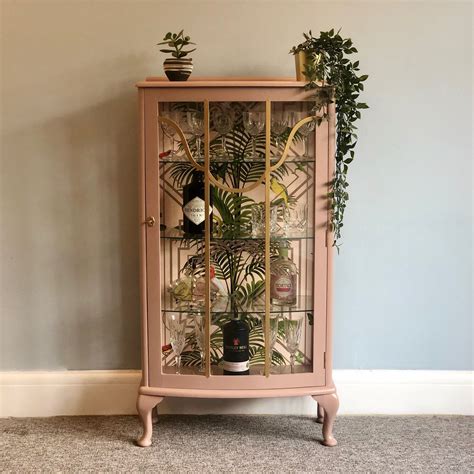 Maybe you would like to learn more about one of these? Upcycled Vintage Glass Drinks Cabinet, Hand Painted In ...